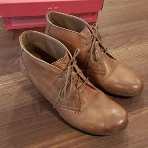 Genuine leather ankle boots